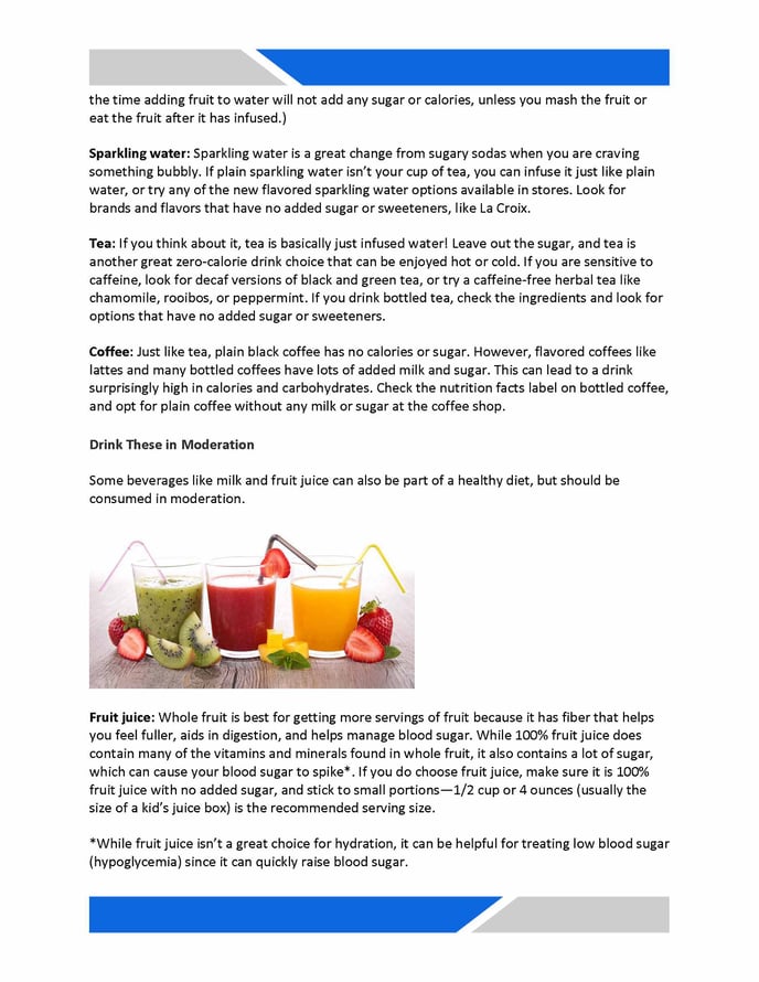 Best Beverages for People with Diabetes